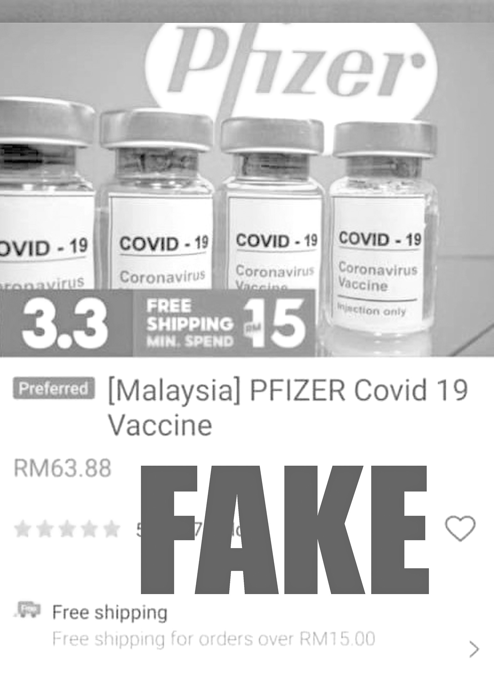 covid-19 vaccine sale on Shopee